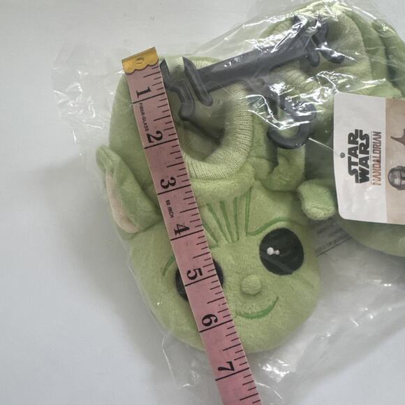 Disney Star Wars The Mandalorian Baby Yoda Grogu Slippers Kid Toddler Large 9-10 - Picture 8 of 10